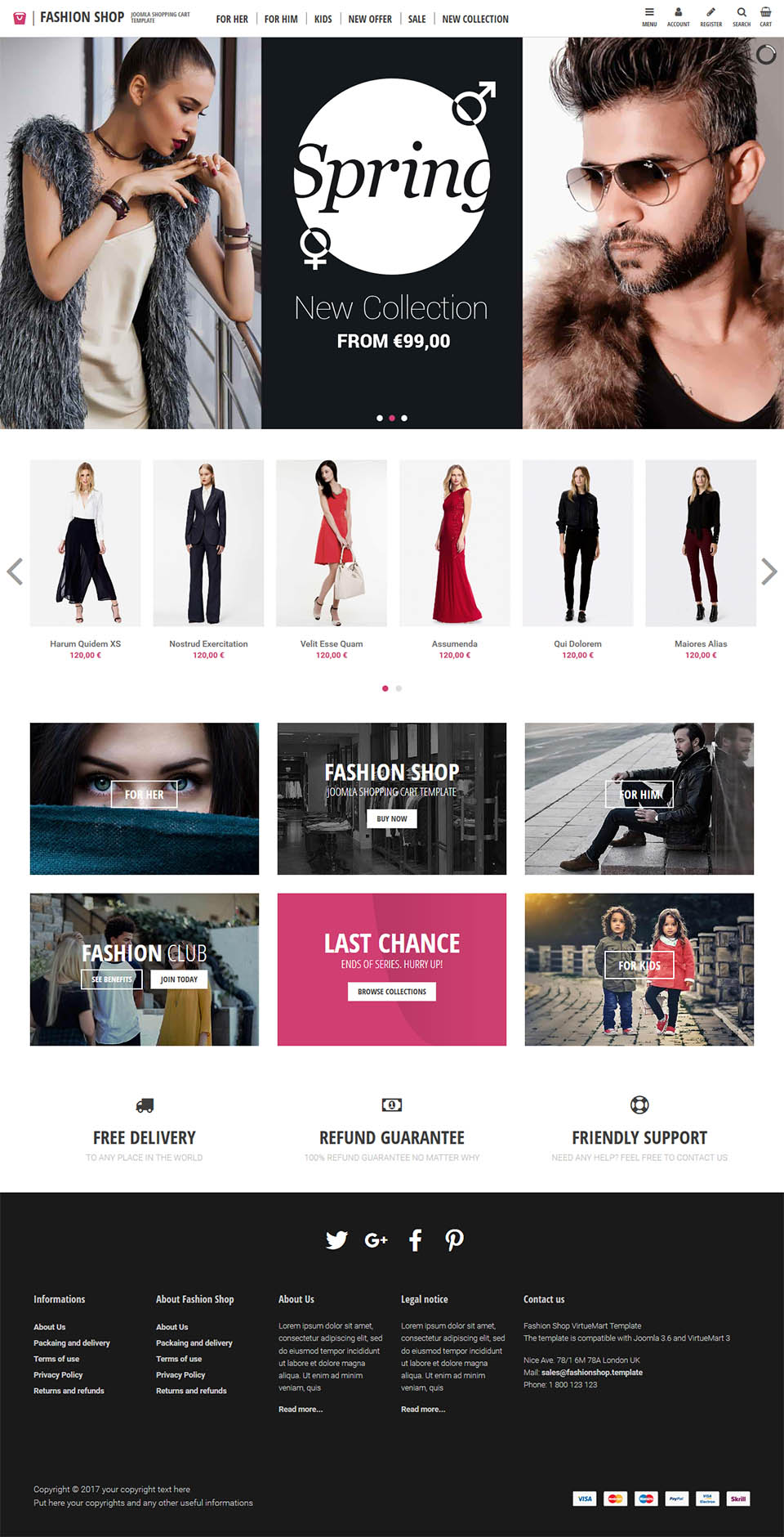 VirtuemartTemplates Fashion Shop V3.8.10 / 3.2.14 - Universal.