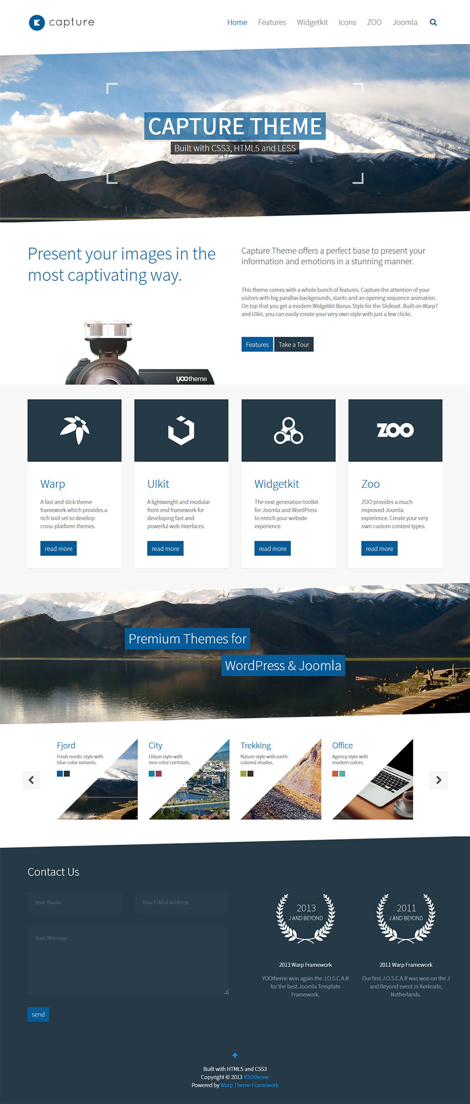 Joomla template YOOtheme Capture