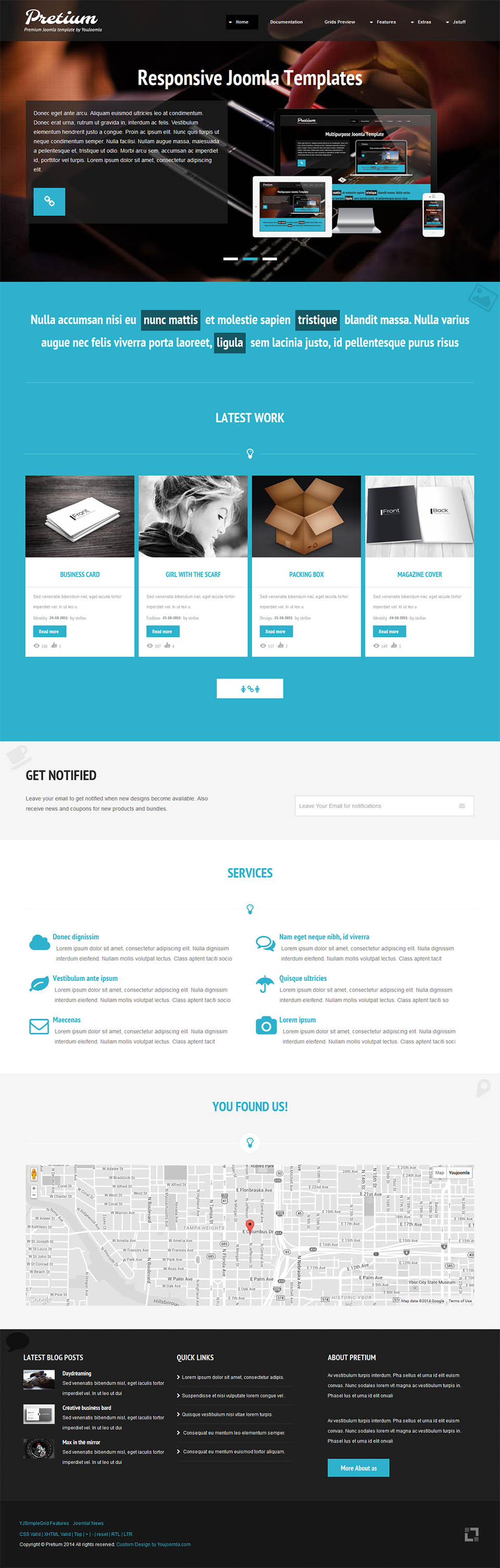 Joomla template YouJoomla Pretium